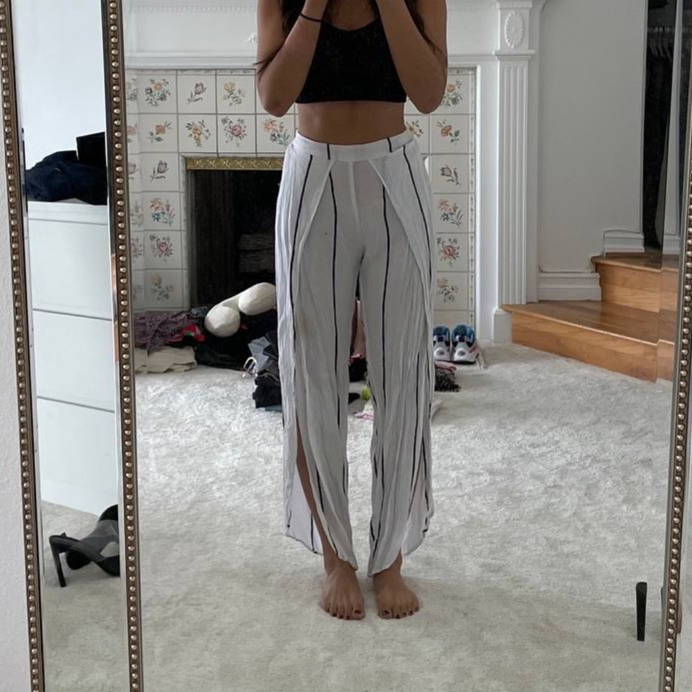 Anthropologie x Faithfull the Brand striped nautical/beach pants